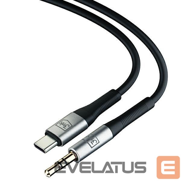 Cable 3MK 3MK Kabel AUX USB-C - Jack 3,5 mm 1m
