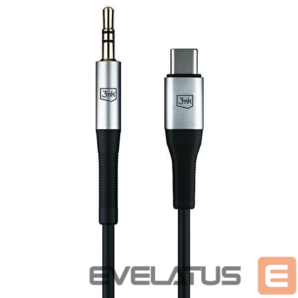 Cable 3MK 3MK Kabel AUX USB-C - Jack 3,5 mm 1m