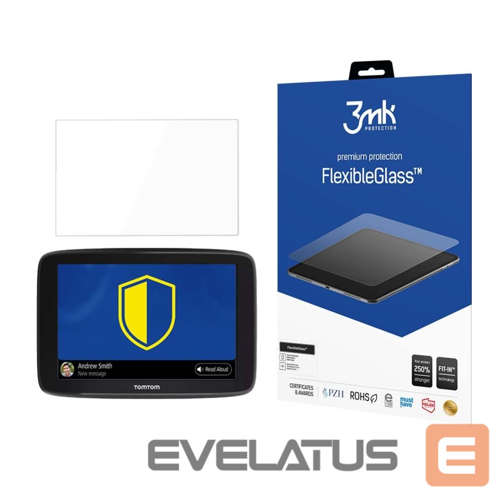 Aizsargstikls 3MK Hybrid glass 3mk FlexibleGlass for TomTom Go Basic