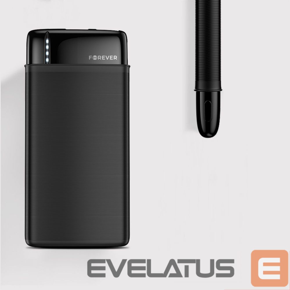 Ārējais akumulators Forever Forever power bank TB-100M 10000 mAh black