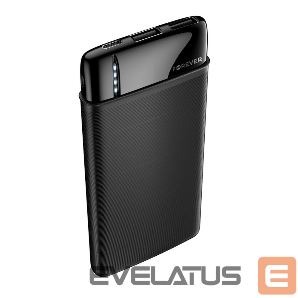 Ārējais akumulators Forever Forever power bank TB-100M 10000 mAh black