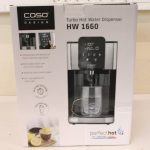 Tējkanna Caso  SALE OUT.  01884 HW 1660 Turbo Hot water dispenser, Power 2600 W, Capacity 4 L, Black/Stainless Steel |  | Turbo Hot Water Dispenser | HW 1660 | Water Dispenser | 2600 W | 4 L | Plastic/Stainless Steel | Black/Stainless Steel | DAMAGED PACKAGING 