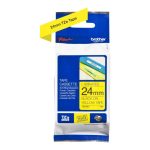 Aksesuāri un izejmateriāli Brother  | TZe-651 Laminated Tape | Black On Yellow | TZe | 8 m | 2.4 cm 