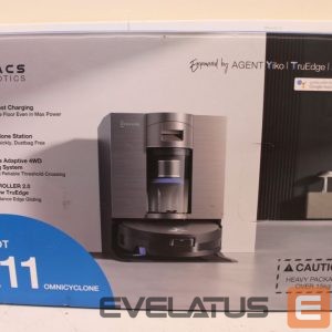 Putekļusūcējs Ecovacs  SALE OUT.  DEEBOT X11 OMNICYCLONE EU Vacuum & mop, Wet&Dry,with new bagless All-in-One OmniCyclone station, Black (with brown shimmer |  Robot Vacuum Cleaner with New Bagless All-in-One OmniCyclone Station | DEEBOT X11 OMNICYCLONE EU | Wet&Dry | 6400 mAh | 19500 Pa | Black | DEMO 
