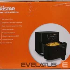 Galda grils Tristar  SALE OUT.  FR-9060 Digital Airfryer, 6 L, Digital LED touchscreen, 1700 W, Black |  Digital Airfryer | FR-9060 | Power 1700 W | Capacity 6 L | Black | Hot air technology | DAMAGED PACKAGING 