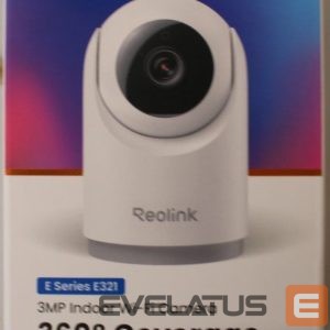 Web kamera Reolink  SALE OUT.  E321 Smart Indoor Cam Wi-Fi PT, White |  Camera | E Series E321 | 24 month(s) | Tabletop | 3 MP | 4mm/F2.0 | MicroSD up to 512GB | DAMAGED PACKAGING 