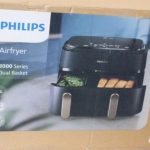 Galda grils Philips  SALE OUT.  NA352/00 Airfryer, 2750 W, Pan volume 9 L, Charcoal Grey/Copper |  Airfryer | NA352/00 | Power 2750 W | Capacity 9 L | Rapid Air technology | Charcoal Grey/Copper | DAMAGED PACKAGING | 23 month(s) 