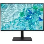 Monitors Acer  Vero B247Y Series Monitor 60cm 23.8'' FHD ZeroFrame IPS 120Hz 16:9 4ms(GTG) 250nits VGA HDMI DP MM Audio In/Out AdaptiveSync EU Black | 