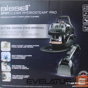 Putekļusūcējs Bissell  SALE OUT.  SpotClean HydroSteam Pro |  Portable Carpet and Upholstery Cleaner | SpotClean HydroSteam Pro | Corded operating | Washing function | 1000 W | Black | 24 month(s) | DAMAGED PACKAGING, USED AND SCRATCHED 