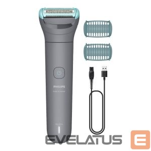 Matu trimmeris Philips  Trimmer | BG3480/15 Series 3000 | Cordless | Wet & Dry | Number of length steps 3 | Grey 