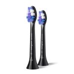 Zobu birste Philips  Replacement brush heads | HX6052/88 Sonicare Sensitive | Heads | For adults | Number of brush heads included 2 | Black 