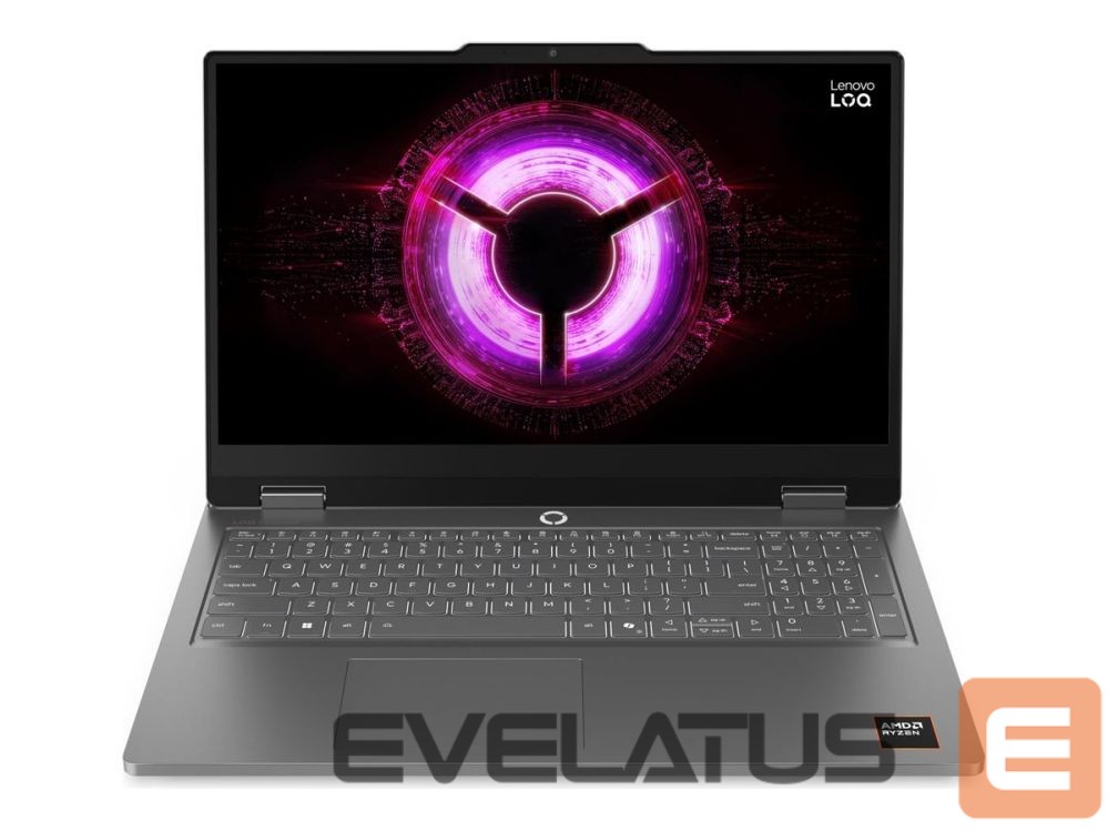 Portatīvais dators Lenovo LOQ Essential 15ARP11 AMD | Luna Grey | 15.6 " | IPS | FHD | 1920 x 1080 pixels | Anti-glare | AMD Ryzen 7 | 170 | 16 GB | SODIMM DDR5 | Solid-state drive capacity 512 GB | NVIDIA GeForce RTX 5060 | GDDR7 | 8 GB | Windows 11 Home | 802.11ax | Bluetooth version 5.2 | Keyboard language English | Keyboard backlit | Warranty 24 month(s) | Battery warranty 12 month(s)