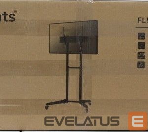 TV kronšteini NEOMOUNTS  SALE OUT.  FL50-540BL1 TV trolley - 37-70" - max 50 kg - manual h 128,5-145 cm - VESA 100x100-600x400 - black |  Floor stand | FL50-540BL1 TV trolley | Adjustable Height, Tilt | 37-70 " | Maximum weight (capacity) 50 kg | UNPACKED 