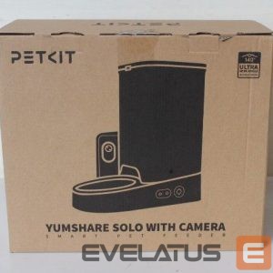 Mājlopiem PETKIT  SALE OUT.  P571 (D4H) YumShare Solo Feeder with camera |  Feeder with Camera | P571 YumShare Solo | Capacity 3 L | White | USED, SCRATCHED ON BOWL, DIRTY | 24 month(s) 