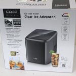 Cita mazā sadzīves tehnika Caso  SALE OUT.  Ice Cube Maker | Clear Ice Advanced | Power 130 W | Capacity 1.5 L | Matt Black | UNPACKED, SMALL SCRATCHED  ON TOP, MISSING INNER PACKAGING 