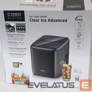 Cita mazā sadzīves tehnika Caso  SALE OUT.  Ice Cube Maker | Clear Ice Advanced | Power 130 W | Capacity 1.5 L | Matt Black | UNPACKED, SMALL SCRATCHED  ON TOP, MISSING INNER PACKAGING 