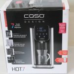Tējkanna Caso  SALE OUT.  01875 HOT 7 Turbo Hot water dispenser, Capacity 2.7 L, Black/Stainless Steel | SALE OUT.  Turbo Hot Water Dispenser | Hot7 | Water Dispenser | 2200 W | 2.7 L | Plastic/Stainless Steel | Black/Stainless Steel | UNPACKED, USED 