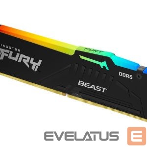 Operatīv atmiņa DDR4 Kingston  KF560C30BBEA-32 32GB 6000MT/s DDR5 CL30 DIMM FURY Beast Black RGB EXPO | 