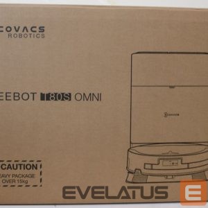 Putekļusūcējs Ecovacs  SALE OUT.  DEEBOT T80S OMNI BLACK Vacuum cleaner, Robot, Wet&Dry, 24800Pa, TruEdge 3.0, AIVI 3D 3.0, 6400 mAh, Black + Auto-empty sta |  Robotic Vacuum Cleaner | DEEBOT T80S OMNI BLACK | Wet&Dry | 6400 mAh | 24800 Pa | Black | SCRATCHED ITEM, DEMO 