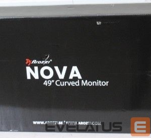 Monitors AROZZI  SALE OUT.  Nova 49" VA, 165Hz - White |  Nova | 49 " | VA | 32:9 | 165 Hz | 4 ms | 5120 x 1440 pixels | 350 cd/m² | HDMI ports quantity 2 | White | Warranty 24 month(s) | DAMAGED PACKAGING, USED, SCRATCHED BODY AND AC-ADAPTER 