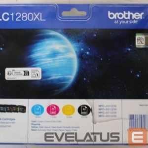 Aksesuāri un izejmateriāli Brother  SALE OUT.  LC1280XL Multipack Ink Cartridge C/M/Y/BK |  Multipack | LC1280XL | Ink Cartridge | Magenta, Cyan, Yellow, Black | DAMAGED PACKAGING 