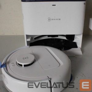 Putekļusūcējs Ecovacs  SALE OUT.  DEEBOT mini Vacuum cleaner, Robot, Wet&Dry, ZeroTangle Technology, Agile Navigation, White/Blue + Auto-empty station |  Robotic Vacuum Cleaner | DEEBOT mini BLUE | Wet&Dry | Li-ion | 3200 mAh | Dust capacity 1.8 L | 8000 Pa | White/Blue | DAMAGED PACKAGING, UNPACKED 