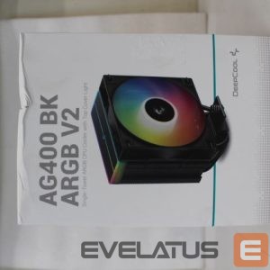 Dzesētājs Deepcool  SALE OUT.  AG400 BK ARGB V2 CPU Cooler, Black | SALE OUT.  CPU Cooler | AG400 BK ARGB | DAMAGED PACKAGING | Intel, AMD 