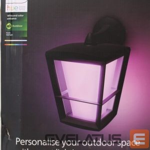 Galda lampa Philips Hue  SALE OUT. |  WCA Econic Outdoor Wall Lantern | 15 W | 2000-6500 Hue White Colour Ambiance | DAMAGED PACKAGING | 24 month(s) 