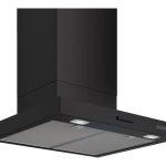 Iebūvējams tvaika nosūcējs Bosch  DWB65CC60 Wall-mounted Extractor Hood, B, Width 60 cm, Max extraction power in intensive mode 594 m3/h, Matte Black | 