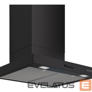 Iebūvējams tvaika nosūcējs Bosch  DWB65CC60 Wall-mounted Extractor Hood, B, Width 60 cm, Max extraction power in intensive mode 594 m3/h, Matte Black | 