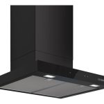 Iebūvējams tvaika nosūcējs Bosch  DWB67DN60 Wall-mounted Extractor Hood, A, Width 60 cm, Max extraction power in intensive mode 699 m3/h, Matte Black | 