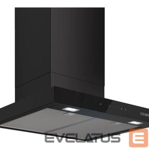 Iebūvējams tvaika nosūcējs Bosch  DWB67DN60 Wall-mounted Extractor Hood, A, Width 60 cm, Max extraction power in intensive mode 699 m3/h, Matte Black | 