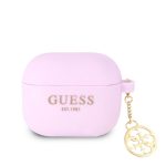 Maciņš austiņām Guess Apple Airpods 3 Charms Silicone Case Purple