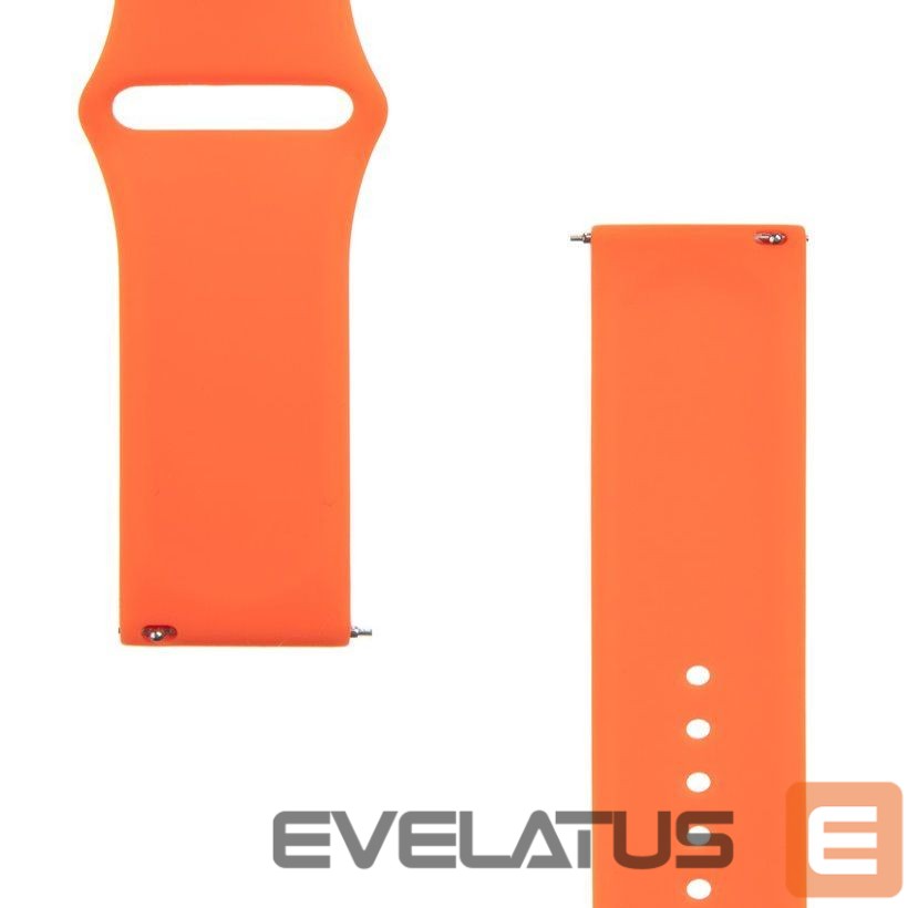 Siksniņa Tactical 22mm Silicone Watch Strap and Watch Band Orange