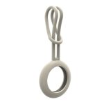 Smart tag aksesuārs iLike  AirTag Silicone Keychain Loop Case White