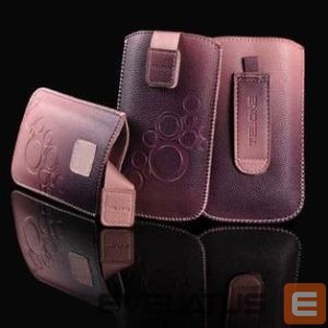 Maciņš universāla kabata iLike Universal Leather Pocket Case M Dark Pink