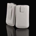 Maciņš universāla kabata iLike Universal Leather Pocket Case XS White