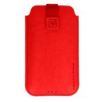Maciņš universāla kabata iLike Universal Leather Pocket Case XS Red