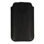 Maciņš universāla kabata iLike Universal Leather Pocket Case XL Black