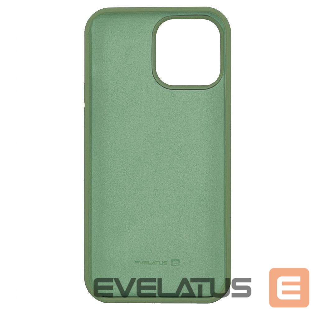 Aizmugurējais vāciņš Evelatus Apple iPhone 12 Pro Max Premium Soft Touch Silicone Case Mint