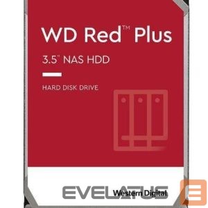 Cietais disks HDD Western Digital  HDD||Red Plus|4TB|SATA|256 MB|5400 rpm|3,5"|WD40EFPX 