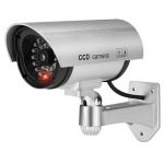 Video kamera iWear  IR1 CCTV IR Outdoor Home Security Duymmy Fake Camera with flashing red light 2x AA battery Sil 