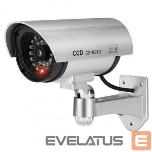 Video kamera iWear  IR1 CCTV IR Outdoor Home Security Duymmy Fake Camera with flashing red light 2x AA battery Sil 
