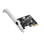 Nevadāms centrmezgls Cudy  PE10 NetPro Gigabit Ethernet PCIe Adapter Realtek Chipset Auto MDI MDIX Black 