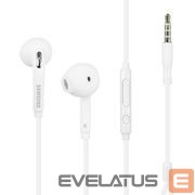 Vadu austiņas Samsung  EO-EG920BW Universal 3.5mm Handfree - In-Ear Headset Mic/Remote White (OEM) White