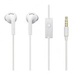 Vadu austiņas Samsung  EHS61ASFWE Universal Original Stereo 3.5mm Headset with Cable 1.2m Microphone White (OEM) 
