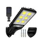 LED Lukturis Elight  LU17 Solar LED Street Light 120 COB PIR Sensor + Waterproof Design ABS Construction Black