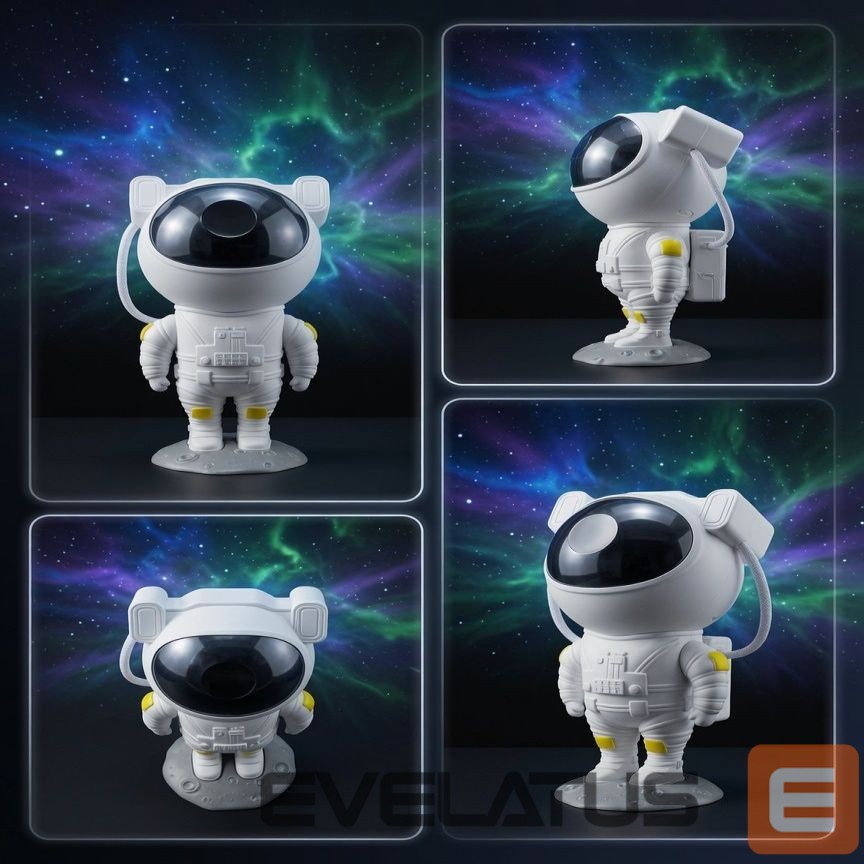 LED Prožektors iLike A1 Astronout 360 degree Rotate Head Star Sky & Nebula projector with Remote