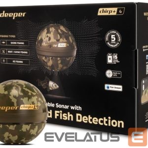 Makšķerēšanas preces Deeper  Smart Sonar Chirp+4 | Sonar | Wi-Fi | Green/Brown 