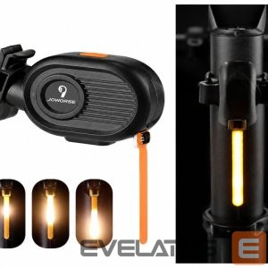 Piederums velosipēdiem iLike  JOWORSE Rechargeable COB LED Bike Tail Light, USB-C Bicycle Rear Safety Light, 300mAh Waterproof Cycling Warning Light 